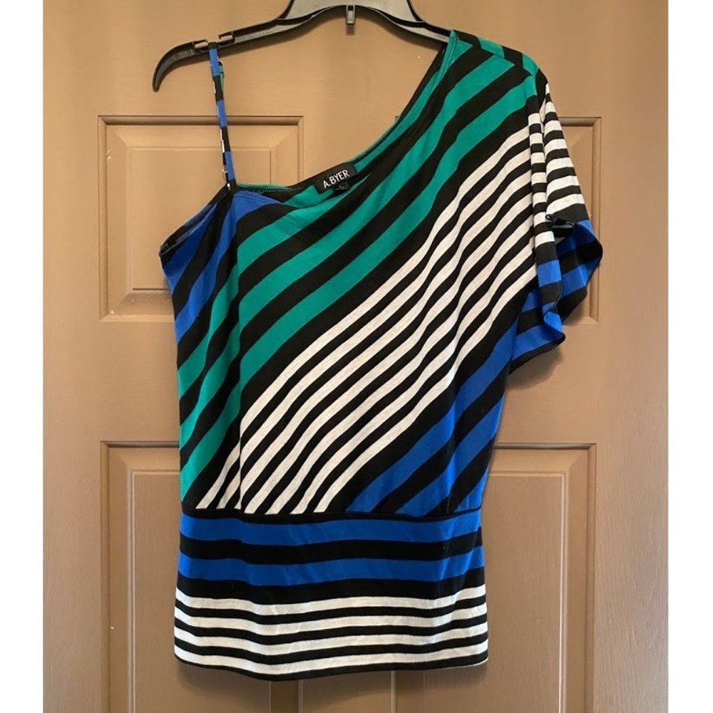 A. Byer striped top size Large